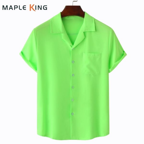 men's casual shirts kemeja hijau neon pria wanita pantai hippie lengan pendek kasual musim panas chemise hawaii pour homme streetwear 2, White;black
men's casual shirts kemeja hijau neon pria wanita pantai hippie lengan pendek kasual musim panas chemise hawaii pour homme streetwear 2, White;black