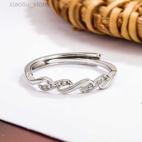 band rings mobius style trendy luxurious and niche design with a sense of sophistication temperament and fashionable opening. adjustable ind, Silver
band rings mobius style trendy luxurious and niche design with a sense of sophistication temperament and fashionable opening. adjustable ind, Silver