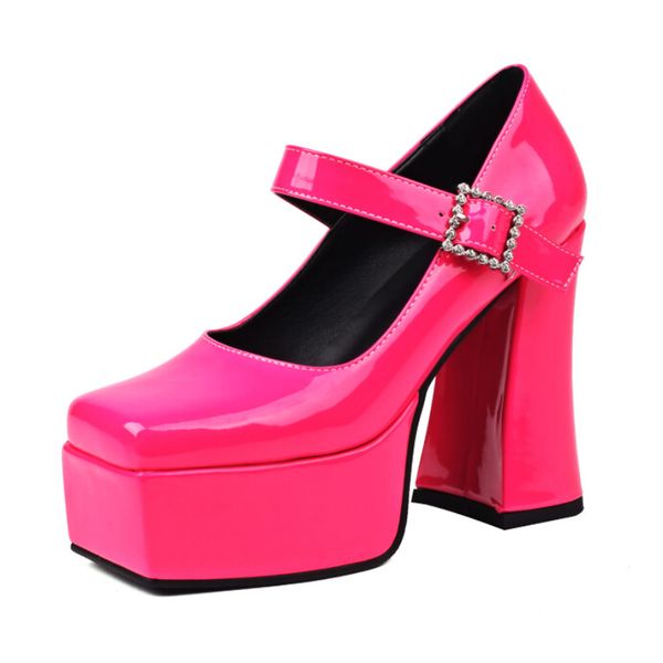 2023 new brand womens platform shoes fashion patent leather bridal shoes wedding party shoes high heels plus size 43 45 46 48, Black
2023 new brand womens platform shoes fashion patent leather bridal shoes wedding party shoes high heels plus size 43 45 46 48, Black