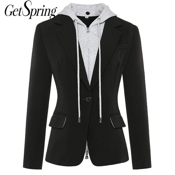 pants getspring women suit blazer hooded patchwork color matching vintage women blazers jackets fake two plus size casual suit coats, White
pants getspring women suit blazer hooded patchwork color matching vintage women blazers jackets fake two plus size casual suit coats, White