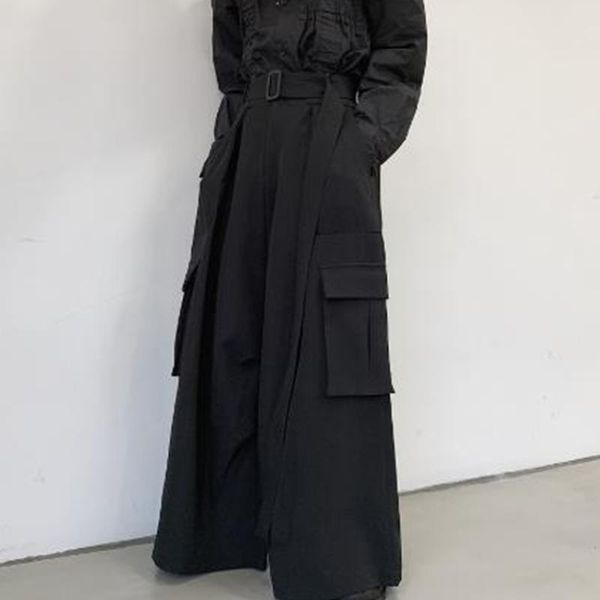 pants men japan loose casual wide leg cargo pants male street wear hip hop punk gothic harem belt trousers kimono straight skirt pants, Black
pants men japan loose casual wide leg cargo pants male street wear hip hop punk gothic harem belt trousers kimono straight skirt pants, Black