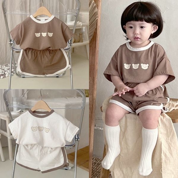 rompers summer korean version baby boys and girls 2pcsset short sleeved tees suit cartoon cute kids clothes sets costume 230427, Blue
rompers summer korean version baby boys and girls 2pcsset short sleeved tees suit cartoon cute kids clothes sets costume 230427, Blue