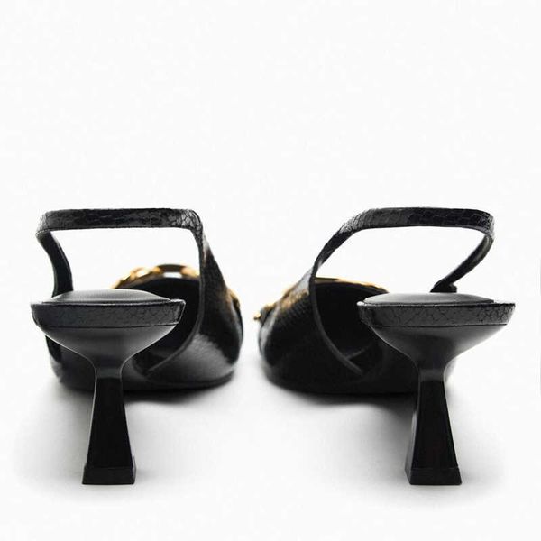 new sandals women black studded heeled slingback pumps summer animal print heels pointed toe stiletto shoes wedding 230406
new sandals women black studded heeled slingback pumps summer animal print heels pointed toe stiletto shoes wedding 230406