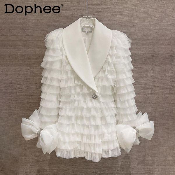 pants sweet bow diamond buttons white suit blazer coats women layered mesh feather slim blazer jacket 2022 spring new fashion clothing
pants sweet bow diamond buttons white suit blazer coats women layered mesh feather slim blazer jacket 2022 spring new fashion clothing
