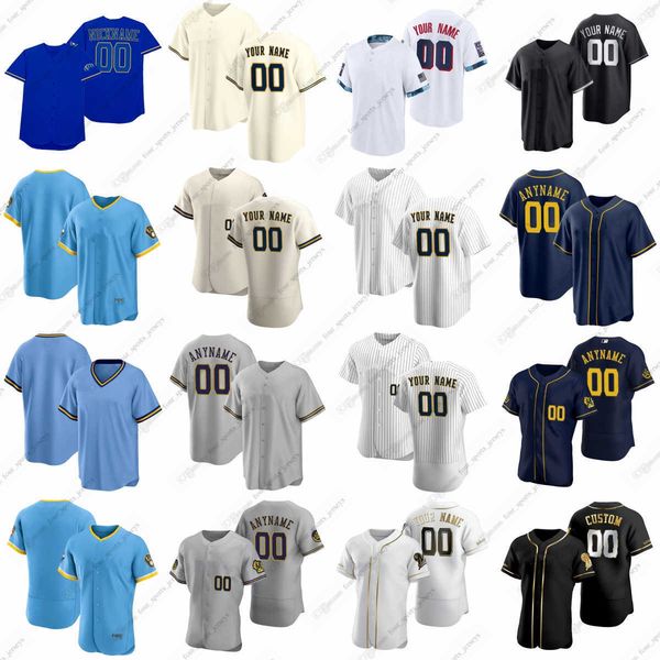 2023 custom brewers yelich baseball jerseys wiemer turang cain burnes wilson caratini contreras adames anderson brosseau miller tellez voit, Blue;black
2023 custom brewers yelich baseball jerseys wiemer turang cain burnes wilson caratini contreras adames anderson brosseau miller tellez voit, Blue;black