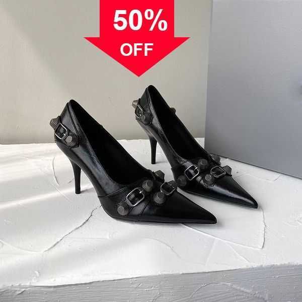 pink lambskin pumps shoes stud buckle embellished slip-on pointed toe stiletto fashion show evening shoes luxury designers shoe for women fa, Black
pink lambskin pumps shoes stud buckle embellished slip-on pointed toe stiletto fashion show evening shoes luxury designers shoe for women fa, Black