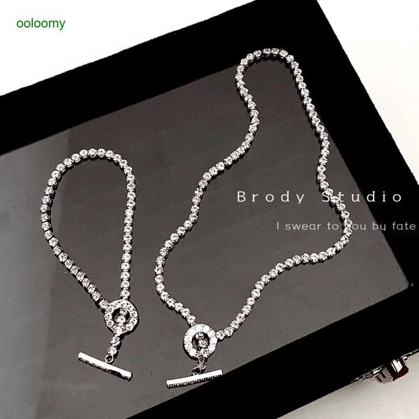 hemres designer necklace korean chain flash diamond ot buckle exquisite necklace light luxury niche 2023 new women's chocker bracelet, Black
hemres designer necklace korean chain flash diamond ot buckle exquisite necklace light luxury niche 2023 new women's chocker bracelet, Black