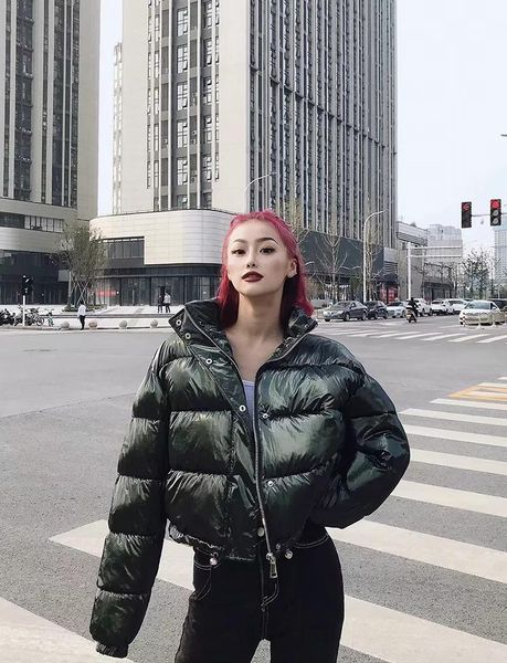 leather cotton jacket drawstring long sleeve zipper bright coat street fashion warm winter new short bread zipper cardigan coat, Black
leather cotton jacket drawstring long sleeve zipper bright coat street fashion warm winter new short bread zipper cardigan coat, Black