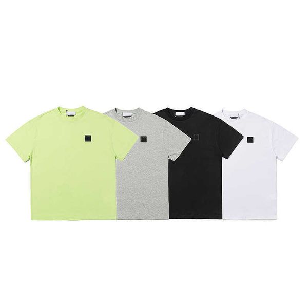 men's t-shirt designer stone solid color round neck small compass embroidery logo versatile couple with the same half-sleeve, White;black
men's t-shirt designer stone solid color round neck small compass embroidery logo versatile couple with the same half-sleeve, White;black