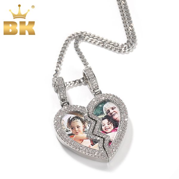 pendant necklaces the bling king liontin bingkai magnetik foto hati rusak 2 gambar es keluar kubik zirconia hiphop perhiasan hadiah hari val, Silver
pendant necklaces the bling king liontin bingkai magnetik foto hati rusak 2 gambar es keluar kubik zirconia hiphop perhiasan hadiah hari val, Silver