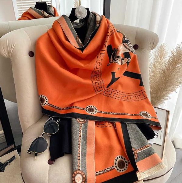 Hijab H Echarpe Scarf New Cashmere Women's Winter Warm Long Thickened Ca designer scarf
Hijab H Echarpe Scarf New Cashmere Women's Winter Warm Long Thickened Ca designer scarf