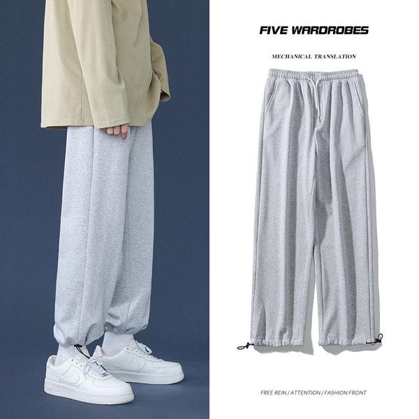 pants 2022 spring new drawstring men's baggy straight leg sweatpants korea fashion wideleg pants casual harem trousers joggers, Black
pants 2022 spring new drawstring men's baggy straight leg sweatpants korea fashion wideleg pants casual harem trousers joggers, Black