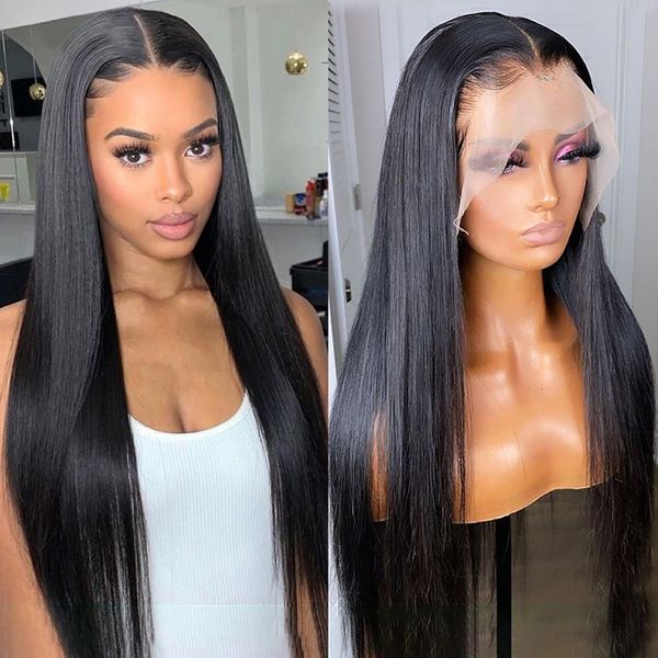 hd lace frontal wig straight transparent 13x4 13x6 lace front human hair wigs preplucked bone straight wigs for women, Black;brown 
hd lace frontal wig straight transparent 13x4 13x6 lace front human hair wigs preplucked bone straight wigs for women, Black;brown