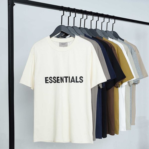 men's and women's new t shirt fashion high street brand ess summer double thread chest letter pressed short sleeve lovers 7qbk, White;black
men's and women's new t shirt fashion high street brand ess summer double thread chest letter pressed short sleeve lovers 7qbk, White;black