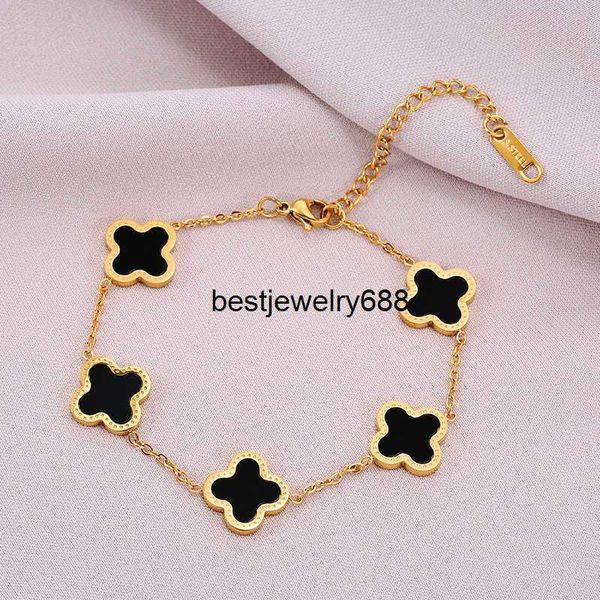 charm bracelets fashion design colorful clover charm bracelet 18k rose gold stainless steel jewelry for gift, Golden;silver
charm bracelets fashion design colorful clover charm bracelet 18k rose gold stainless steel jewelry for gift, Golden;silver