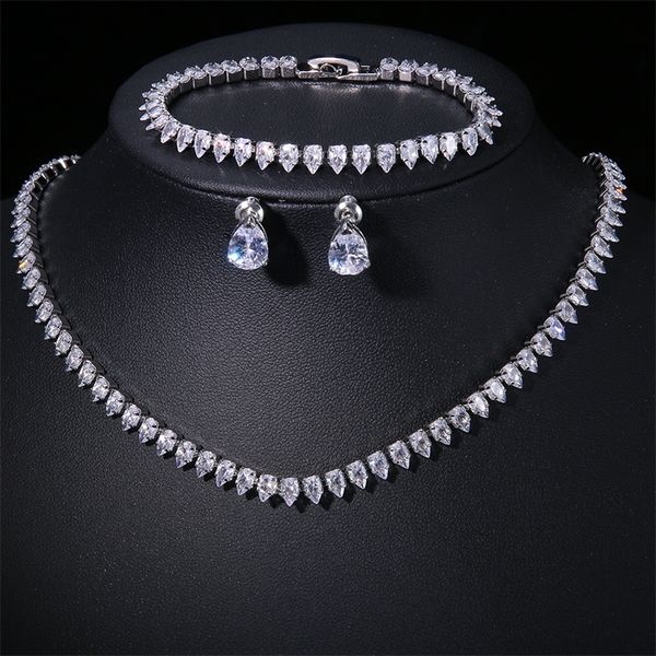 wedding jewelry sets emmaya zircons gorgeous cubic zirconia white gold color round wedding bridal necklace earrings party jewelry set for br, Slivery;golden
wedding jewelry sets emmaya zircons gorgeous cubic zirconia white gold color round wedding bridal necklace earrings party jewelry set for br, Slivery;golden