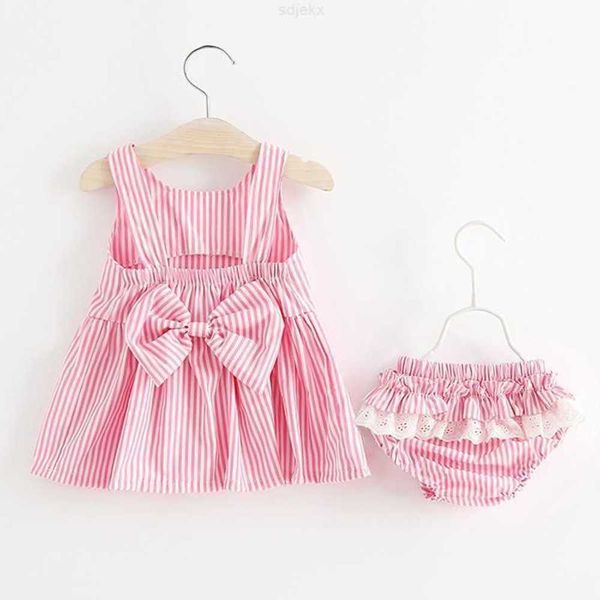 clothing sets girl cute bow my little black dress romper baby clothes, White