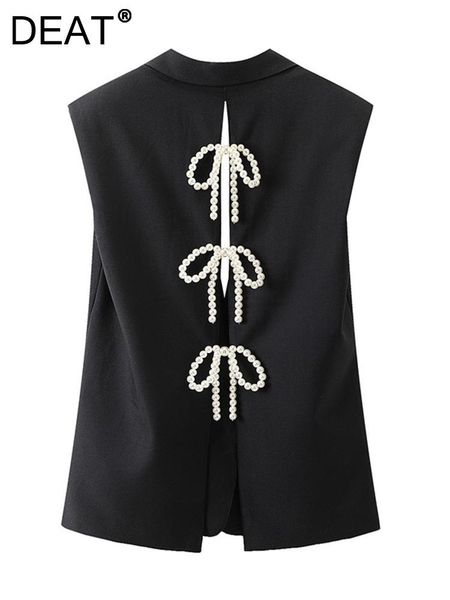 vests deat fashion women's vest notched collar loose single button backless preal bow sleeveless waistcoat autumn 2022 new 17a968h, Black;white
vests deat fashion women's vest notched collar loose single button backless preal bow sleeveless waistcoat autumn 2022 new 17a968h, Black;white