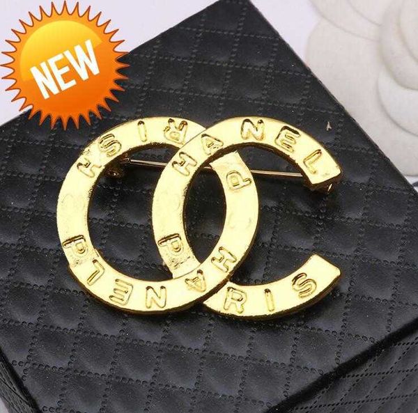 luxury designer 18k gold plated brooches for mens womens fashion brand double letter sweater suit collar pin brooche clothing jewelry access, Gray
luxury designer 18k gold plated brooches for mens womens fashion brand double letter sweater suit collar pin brooche clothing jewelry access, Gray