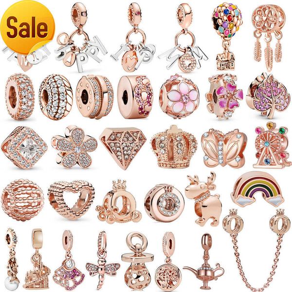 925 sterling silver dangle charm new 1pcs cute original rose gold crown butterfly rainbow diy bead fit pandora charms bracelet diy jewelry a, Black
925 sterling silver dangle charm new 1pcs cute original rose gold crown butterfly rainbow diy bead fit pandora charms bracelet diy jewelry a, Black