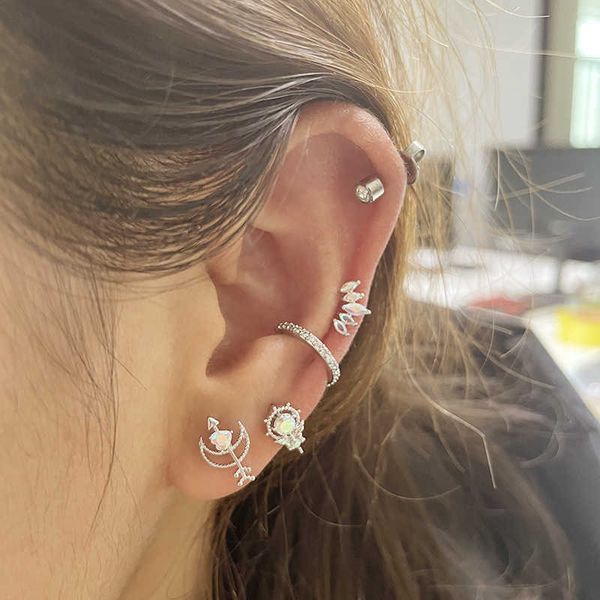 new popular ab color zircon earring studs 20g stainless steel thin rod ear bone nail screw back ball ear nail puncture jewelry stud earrings, Golden;silver
new popular ab color zircon earring studs 20g stainless steel thin rod ear bone nail screw back ball ear nail puncture jewelry stud earrings, Golden;silver