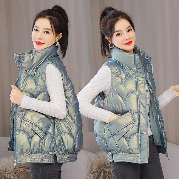 leather new 2022 winter jacket women vest parka korean loose stand collar warm sleeveless down cotton padded jacket female waistcoat top, Black
leather new 2022 winter jacket women vest parka korean loose stand collar warm sleeveless down cotton padded jacket female waistcoat top, Black