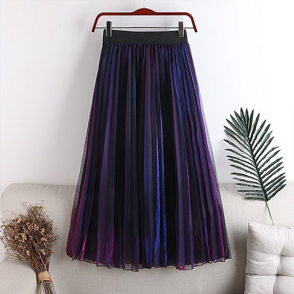 skirts summer skirts woman mid-calf mixed color gradient mesh skirt a-line elegant female glitter tulle skirt faldas saias 230428, Black
skirts summer skirts woman mid-calf mixed color gradient mesh skirt a-line elegant female glitter tulle skirt faldas saias 230428, Black
