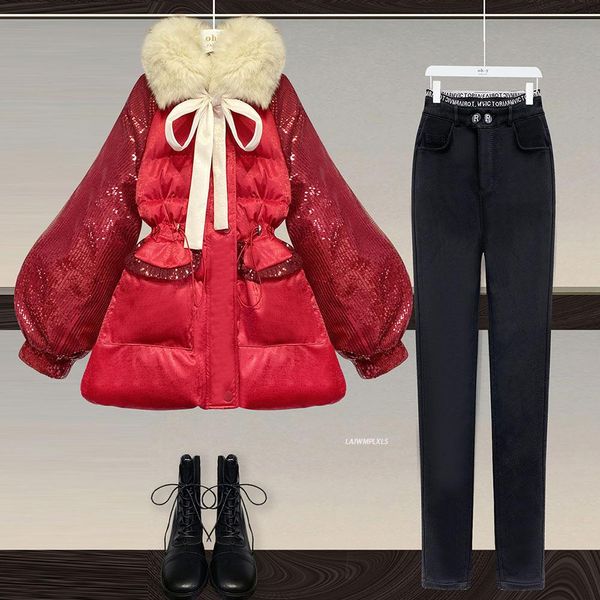 leather 2021 new oat winter cotton jacket women sequin stitching fashion midlengthfur collar down cotton parkas clothes, Black
leather 2021 new oat winter cotton jacket women sequin stitching fashion midlengthfur collar down cotton parkas clothes, Black