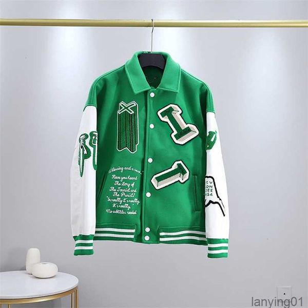 mens jacket brand vintage bomber coats 11 letter embroidery autumn men baseball s hip hop loose varsity s 211021, Black;brown
mens jacket brand vintage bomber coats 11 letter embroidery autumn men baseball s hip hop loose varsity s 211021, Black;brown