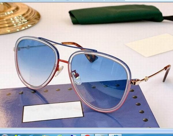 2023 sunglasses men women blue pink metal frame fashion light blue glasses with box and dust bag, White;black
2023 sunglasses men women blue pink metal frame fashion light blue glasses with box and dust bag, White;black
