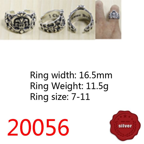 20056 fashion ring boat anchor s925 sterling silver open letter personalized index finger youth punk hip hop trendy piece retro
20056 fashion ring boat anchor s925 sterling silver open letter personalized index finger youth punk hip hop trendy piece retro