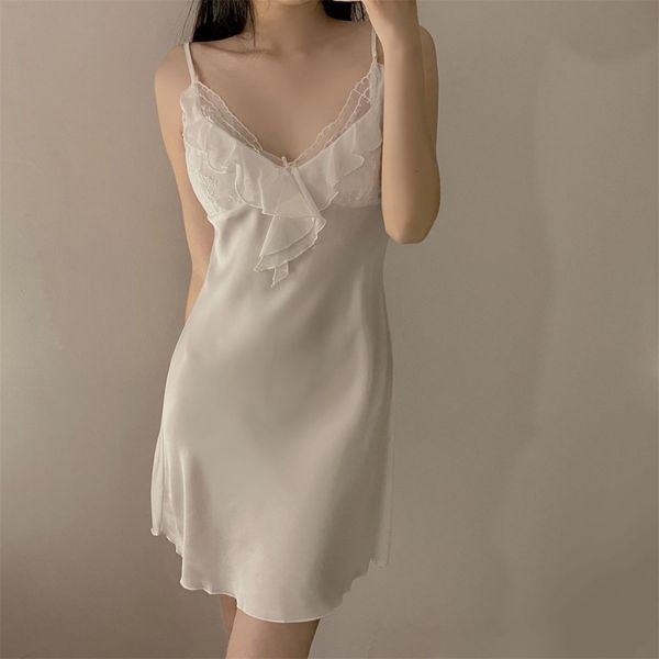 pyjamas jxgarb women nightgowns nightwear lace patchwork camisola lingerie nighty wedding silk dress sleep wear nightdress clothes 230428, Black;white
pyjamas jxgarb women nightgowns nightwear lace patchwork camisola lingerie nighty wedding silk dress sleep wear nightdress clothes 230428, Black;white