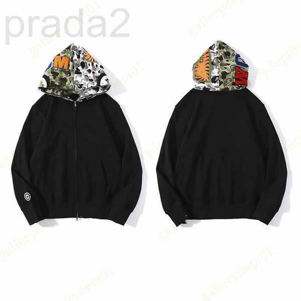 men's hoodies & sweatshirts designer 2023 mens hoodie hoodies shark color stitching fake zipper pattern women sweatshirts reverse the, Black
men's hoodies & sweatshirts designer 2023 mens hoodie hoodies shark color stitching fake zipper pattern women sweatshirts reverse the, Black
