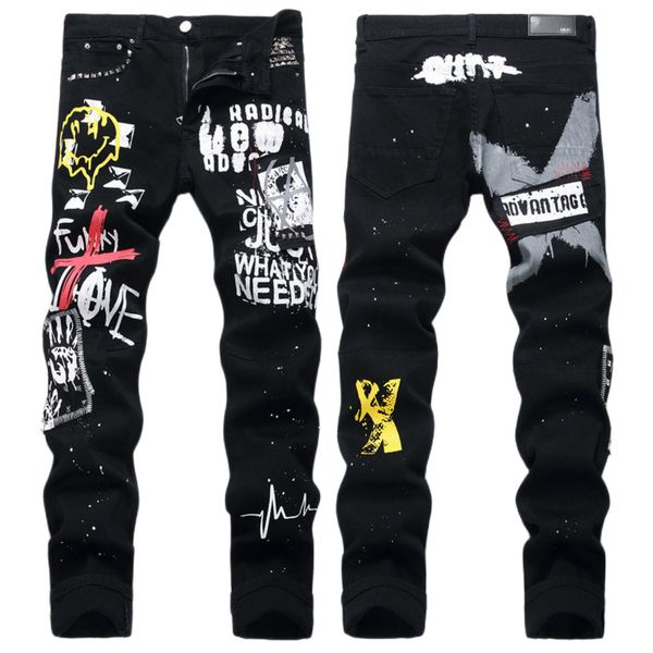 men's jeans european jean hombre letter star am tiny spot men embroidery patchwork ripped trend brand motorcycle pant mens skinny am340, Blue
men's jeans european jean hombre letter star am tiny spot men embroidery patchwork ripped trend brand motorcycle pant mens skinny am340, Blue