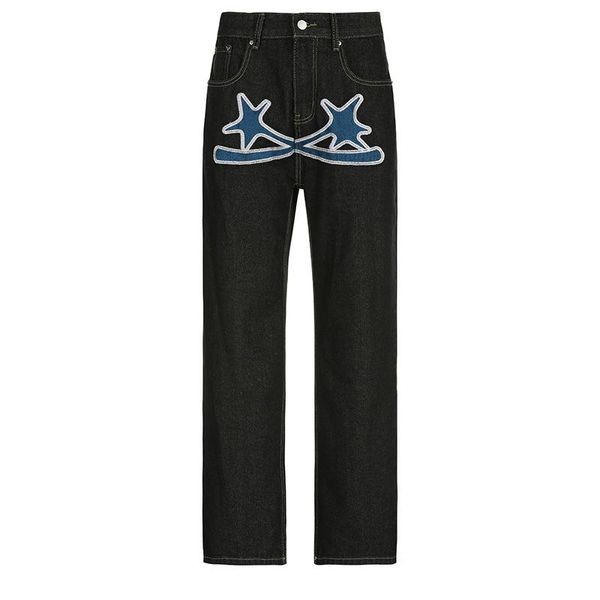 jeans y2k hip hop gothic jeans street women's new loose rock jeans pants harajuku casual loose black denim trousers streetwear, Blue
jeans y2k hip hop gothic jeans street women's new loose rock jeans pants harajuku casual loose black denim trousers streetwear, Blue