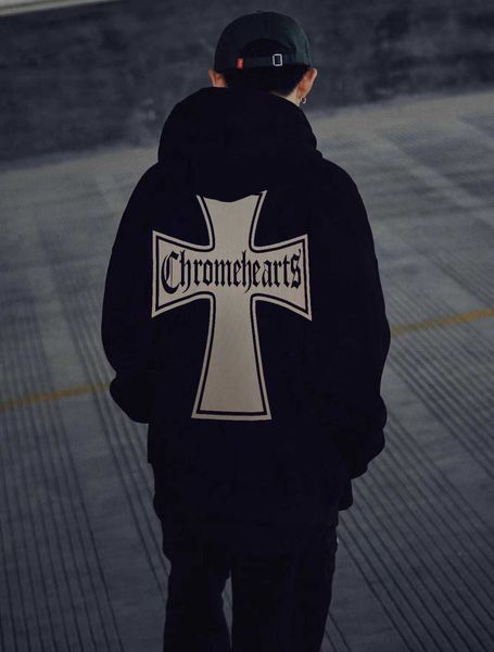 men's hoodies sweatshirts ch designer clothing luxury hoodie heart high street cross print terry sanskrit streetwear jacket chromes, Black
men's hoodies sweatshirts ch designer clothing luxury hoodie heart high street cross print terry sanskrit streetwear jacket chromes, Black