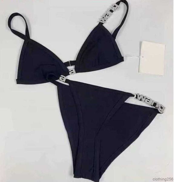 designer summer fashion swimwear a wang wonmen crystal letter decorative bikini rimless underwear swimsuit set classic beach, White;black
designer summer fashion swimwear a wang wonmen crystal letter decorative bikini rimless underwear swimsuit set classic beach, White;black