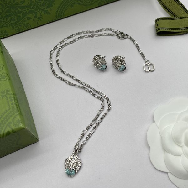 fashion lion gem design necklace chain classic fashion earrings retro couple chains necklace jewelry supply, Silver
fashion lion gem design necklace chain classic fashion earrings retro couple chains necklace jewelry supply, Silver