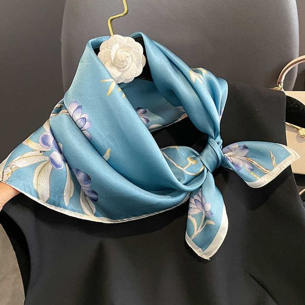 scarves 2023 new 100 real silk scarf fashion kerchief foulard female bandana spring design scarves for women band hijab shawl wraps j230428, Blue;gray
scarves 2023 new 100 real silk scarf fashion kerchief foulard female bandana spring design scarves for women band hijab shawl wraps j230428, Blue;gray