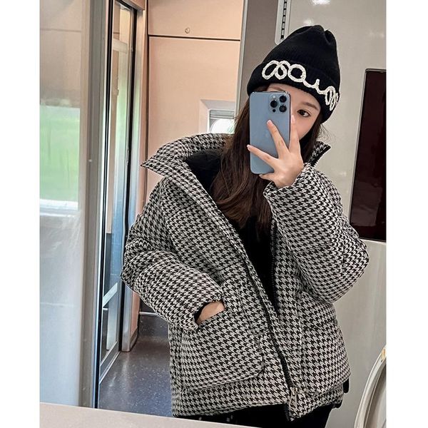 leather women clothing black lattice short down jackets korean fashion baggy thickening warm female puffer cotton padded outwear winter
leather women clothing black lattice short down jackets korean fashion baggy thickening warm female puffer cotton padded outwear winter