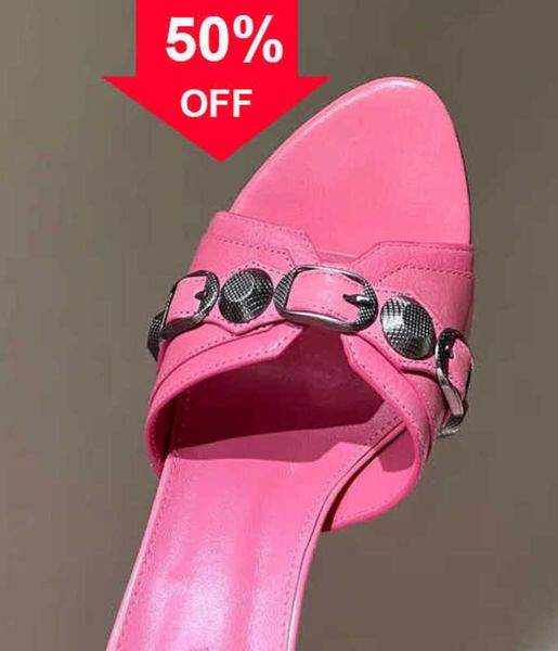 cagole cowskin leather slippers sandals studded buckle embellished shoes slip on open rounded toes stiletto heel luxury designers shoes76, Black
cagole cowskin leather slippers sandals studded buckle embellished shoes slip on open rounded toes stiletto heel luxury designers shoes76, Black