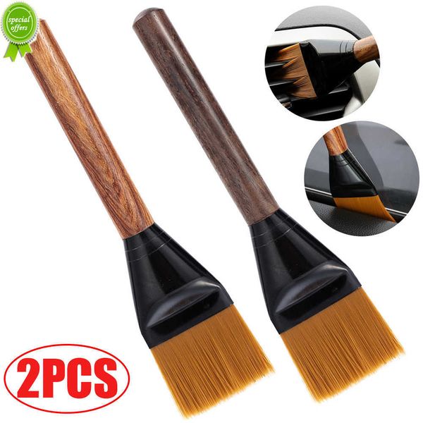 new cleaning brush wood handle tools car interior detailing air outlet interior dust removal brushes clean tools 
new cleaning brush wood handle tools car interior detailing air outlet interior dust removal brushes clean tools