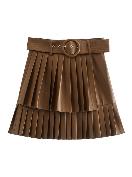 skirts xnwmnz women fashion with belt pleated faux leather mini skirt vintage high waist a-line skirts female skirts mujer 230428, Black
skirts xnwmnz women fashion with belt pleated faux leather mini skirt vintage high waist a-line skirts female skirts mujer 230428, Black