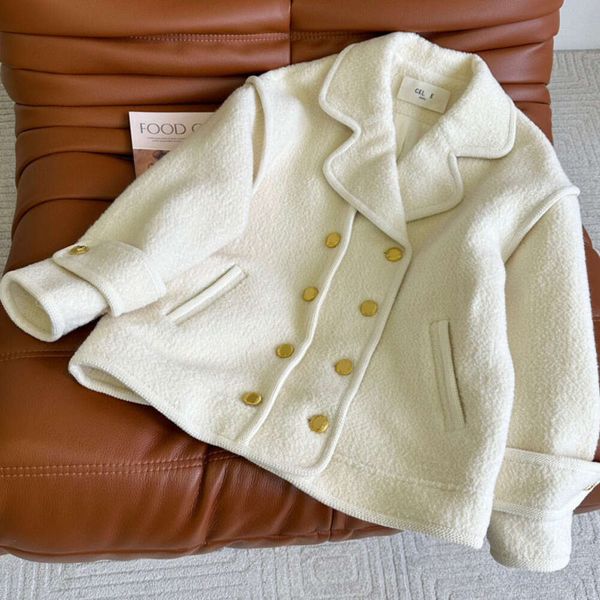 Woman Clothing Autumn Winter Fashion Metal Single Breasted Decoration Temperament Small Fragrance Versatile Loose Woolen Coat, Black
Woman Clothing Autumn Winter Fashion Metal Single Breasted Decoration Temperament Small Fragrance Versatile Loose Woolen Coat, Black