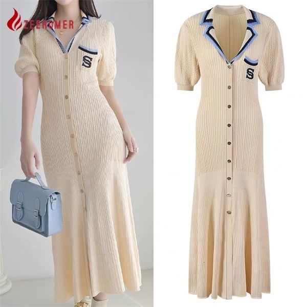 casual dresses autumn bubble short-sleeve embroidery knitted long women v-neck elegant buttons french party 230427, Black;gray
casual dresses autumn bubble short-sleeve embroidery knitted long women v-neck elegant buttons french party 230427, Black;gray