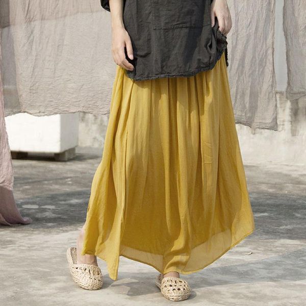 dresses johnature pleated skirts women cloths 2021 summer new elastic waist yellow loose vintage women skirts, White;black
dresses johnature pleated skirts women cloths 2021 summer new elastic waist yellow loose vintage women skirts, White;black