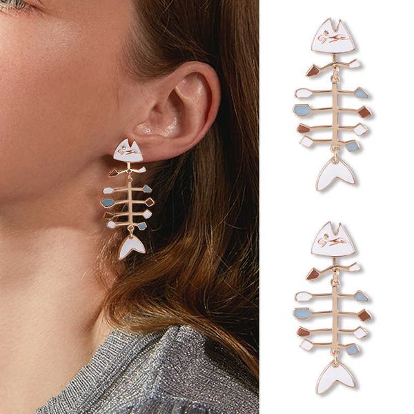 stud makersland stud earrings for women jewellery vintage earrings fish skeleton women's accessories fashion jewelry girl's gift 2, Golden;silver
stud makersland stud earrings for women jewellery vintage earrings fish skeleton women's accessories fashion jewelry girl's gift 2, Golden;silver