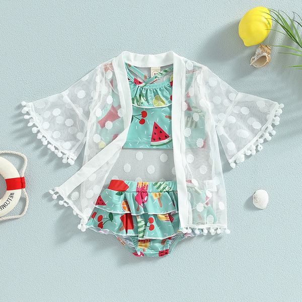 onepieces ewodos toddler baby girls lovely bikini set sweet watermelon print ruffles briefs dots tasseled coverup swimwear sets 230427, Black
onepieces ewodos toddler baby girls lovely bikini set sweet watermelon print ruffles briefs dots tasseled coverup swimwear sets 230427, Black