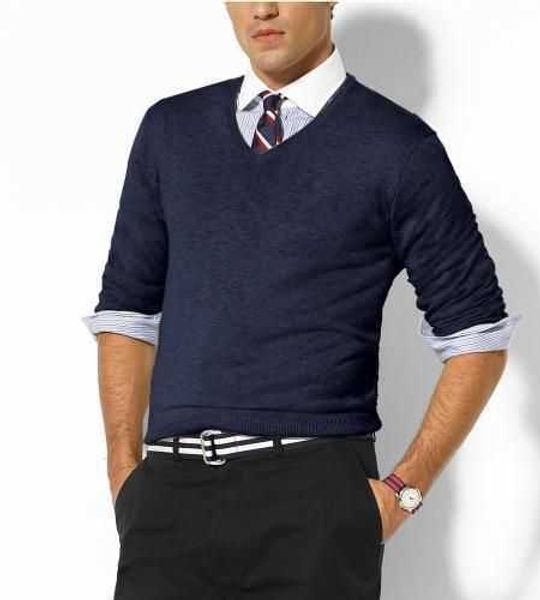 high qualitly v-neck men's polo sweater brand sweater drop shipping 100% cotton pullover, White;black
high qualitly v-neck men's polo sweater brand sweater drop shipping 100% cotton pullover, White;black