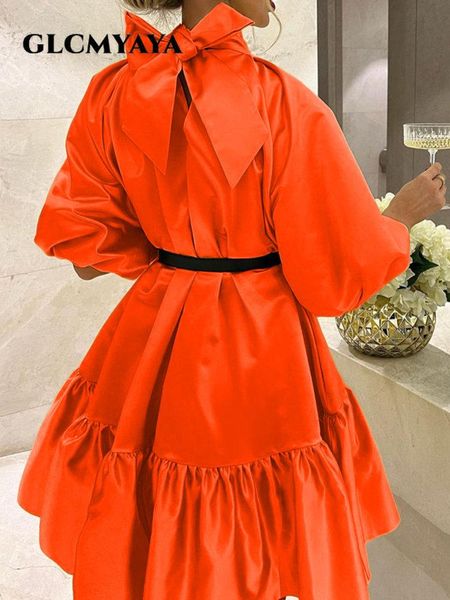 dresses glcmyaya women ruffles hem big swing stand collar bowknot hem lantern half sleeve satin dress vestidos 2023 new, Black;gray
dresses glcmyaya women ruffles hem big swing stand collar bowknot hem lantern half sleeve satin dress vestidos 2023 new, Black;gray